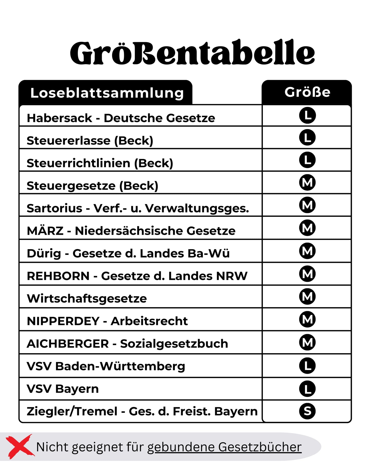 Ambibtion Buchstütze Größe L (Grau)
