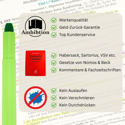 Gel-Textmarker 3er Bundle